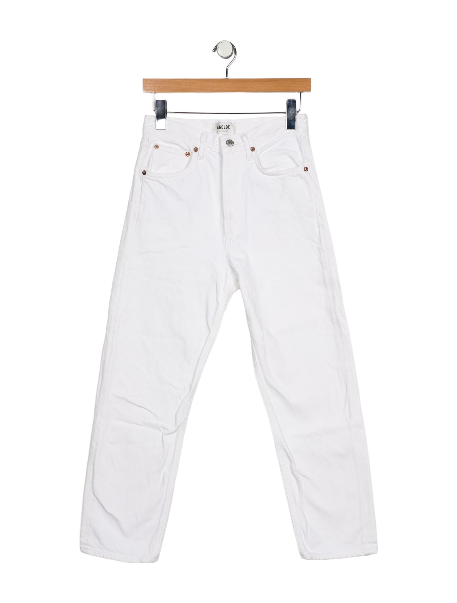 AGOLDE High-Rise Straight Leg Jeans