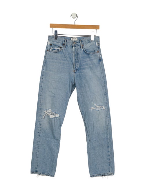AGOLDE High-Rise Straight Leg Jeans