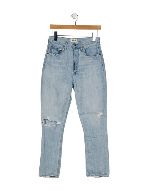 AGOLDE High-Rise Straight Leg Jeans