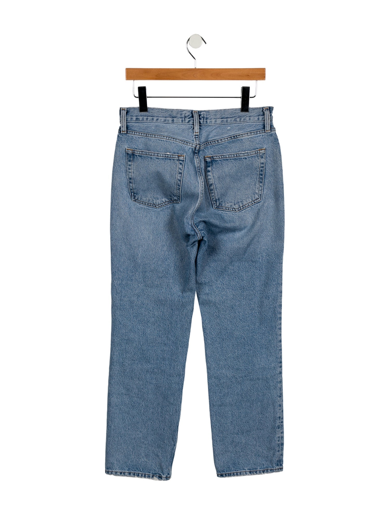 AGOLDE High-Rise Straight Leg Jeans