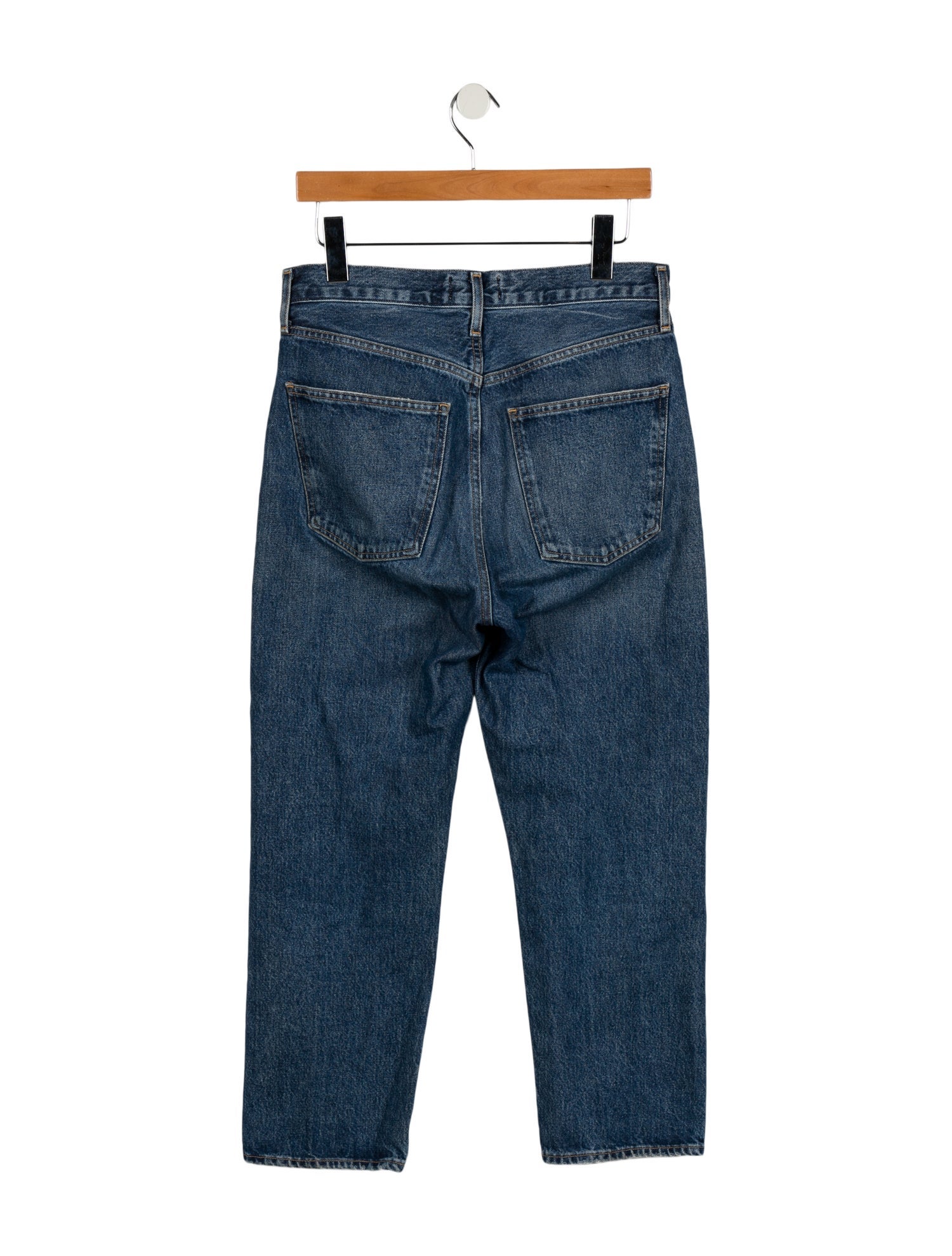 AGOLDE High-Rise Straight Leg Jeans