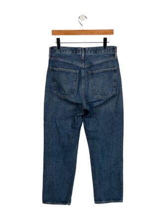 AGOLDE High-Rise Straight Leg Jeans