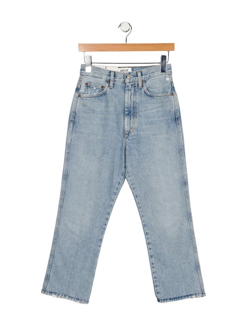 AGOLDE Mid-Rise Straight Leg Jeans