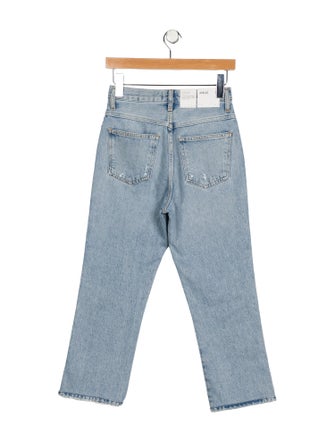 AGOLDE Mid-Rise Straight Leg Jeans