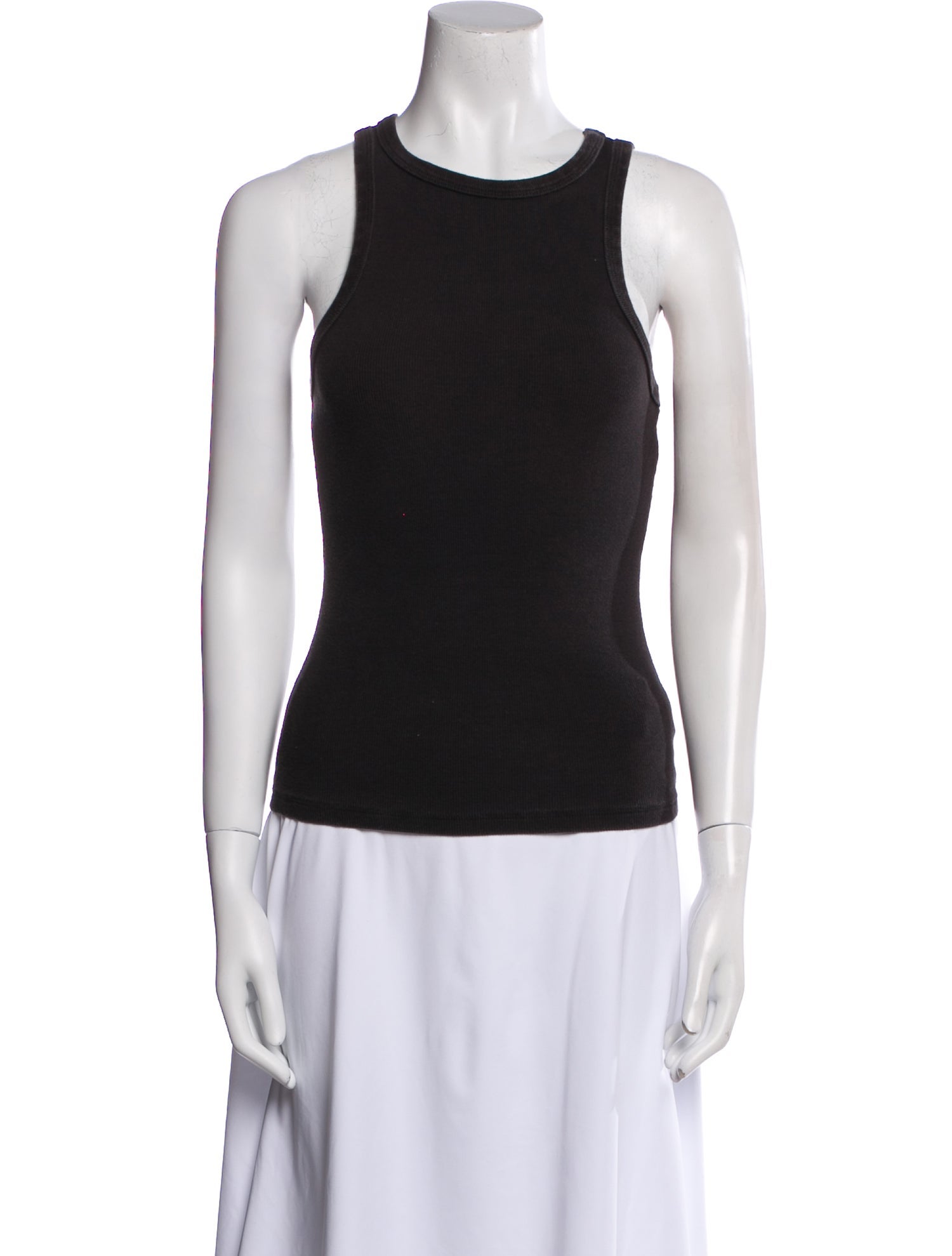 AGOLDE Crew Neck Sleeveless Top