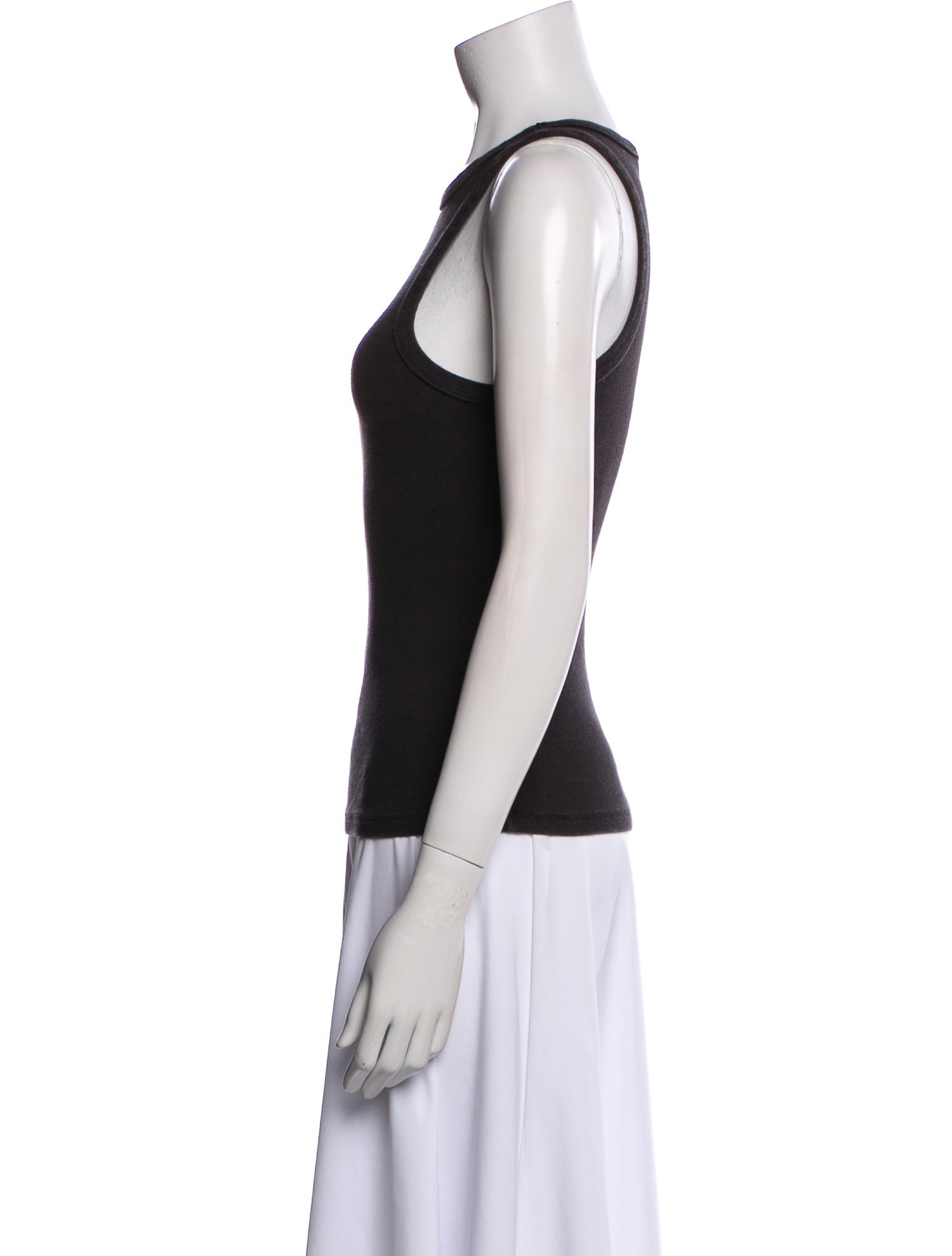 AGOLDE Crew Neck Sleeveless Top
