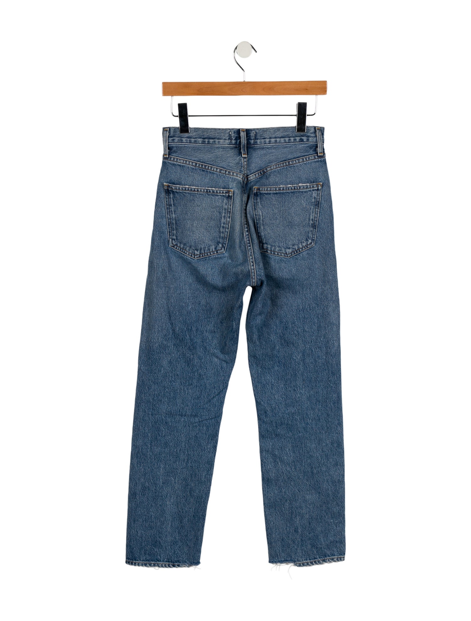 AGOLDE High-Rise Straight Leg Jeans