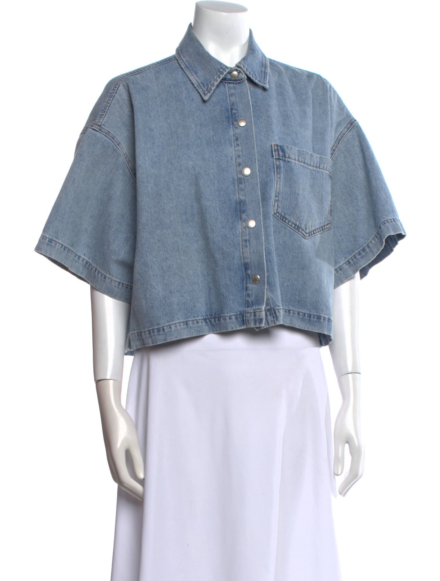 AGOLDE Short Sleeve Crop Top