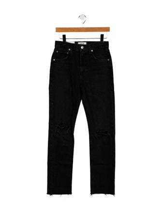 AGOLDE High-Rise Straight Leg Jeans