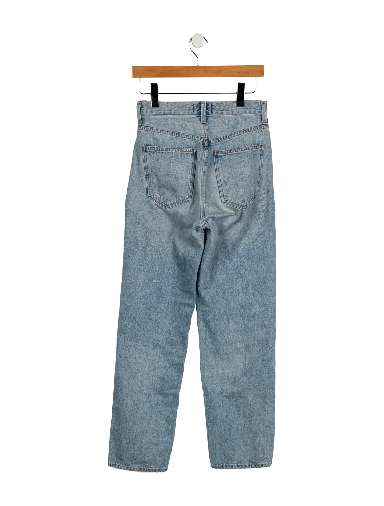 AGOLDE High-Rise Straight Leg Jeans