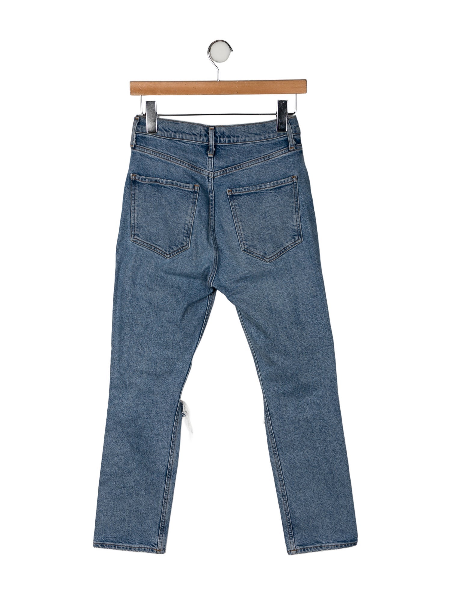 AGOLDE High-Rise Straight Leg Jeans