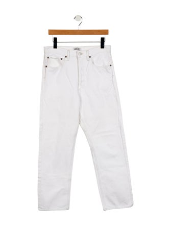 AGOLDE High-Rise Straight Leg Jeans