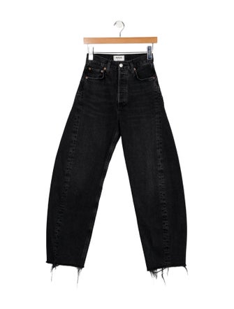 AGOLDE Mid-Rise Straight Leg Jeans