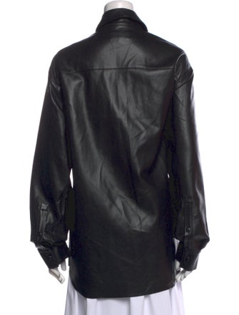 AGOLDE Long Sleeve Button-Up Top