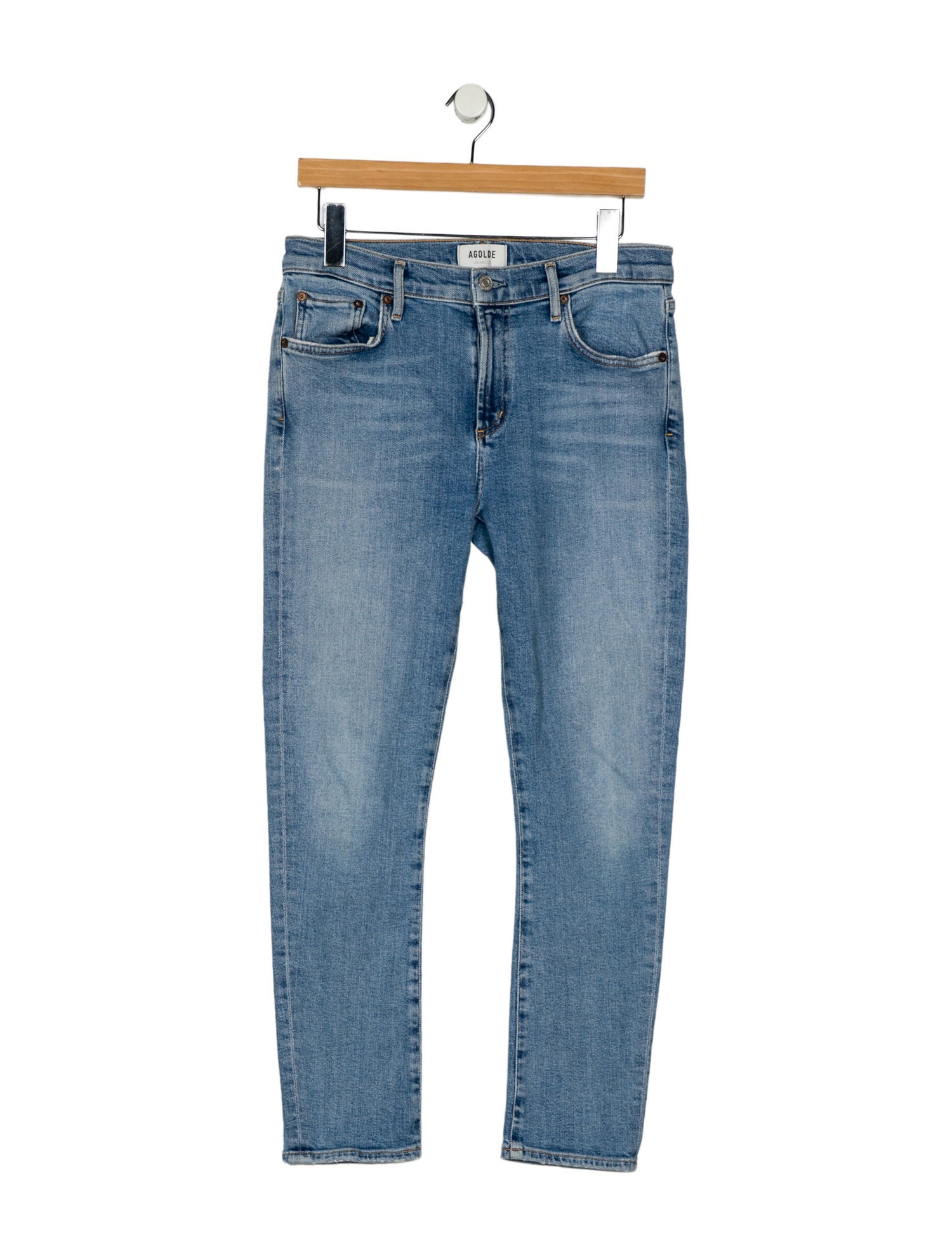 AGOLDE High-Rise Skinny Leg Jeans