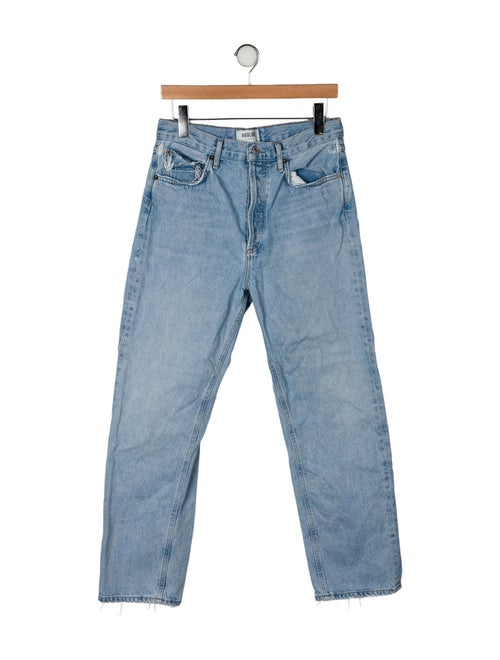 AGOLDE High-Rise Straight Leg Jeans