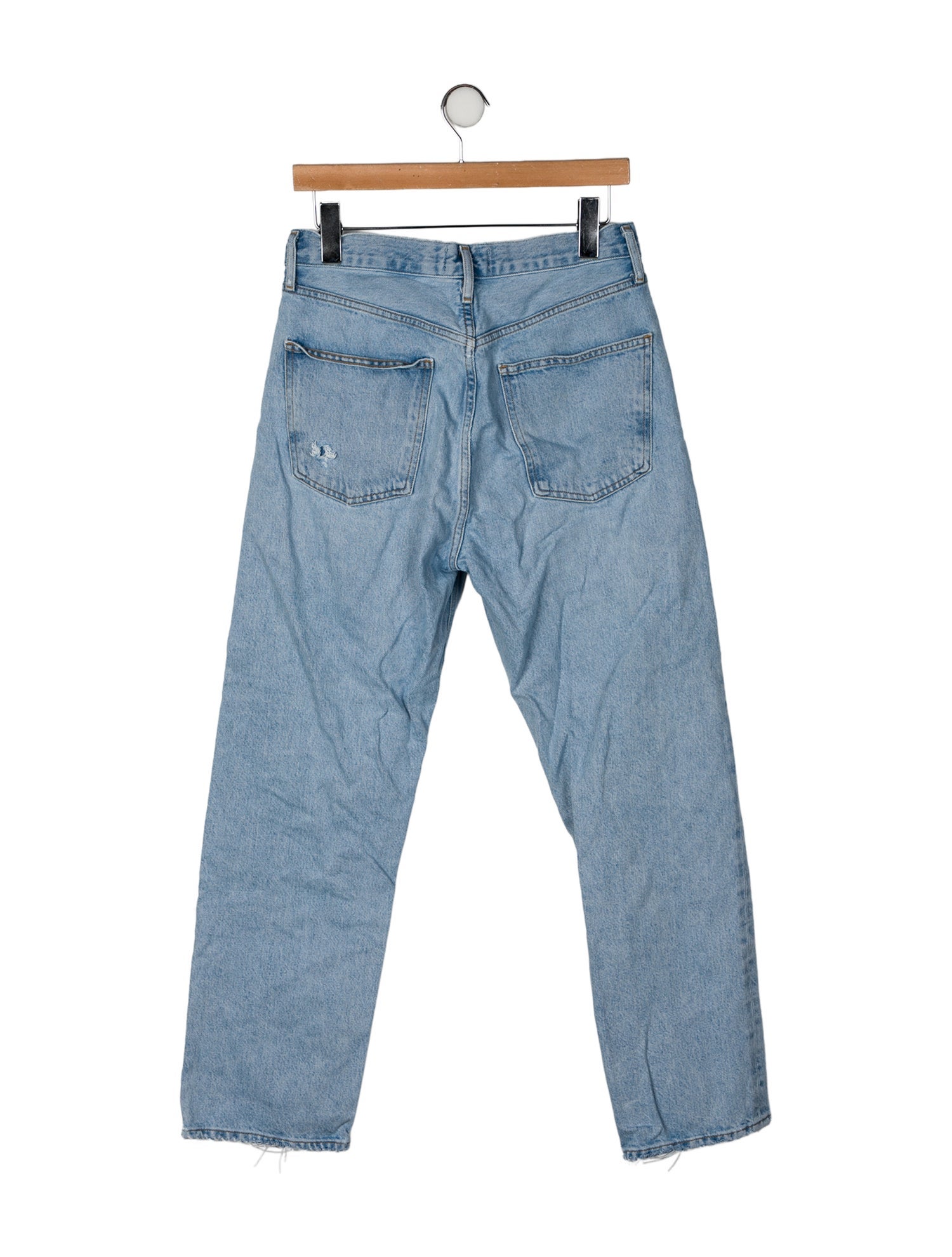 AGOLDE High-Rise Straight Leg Jeans