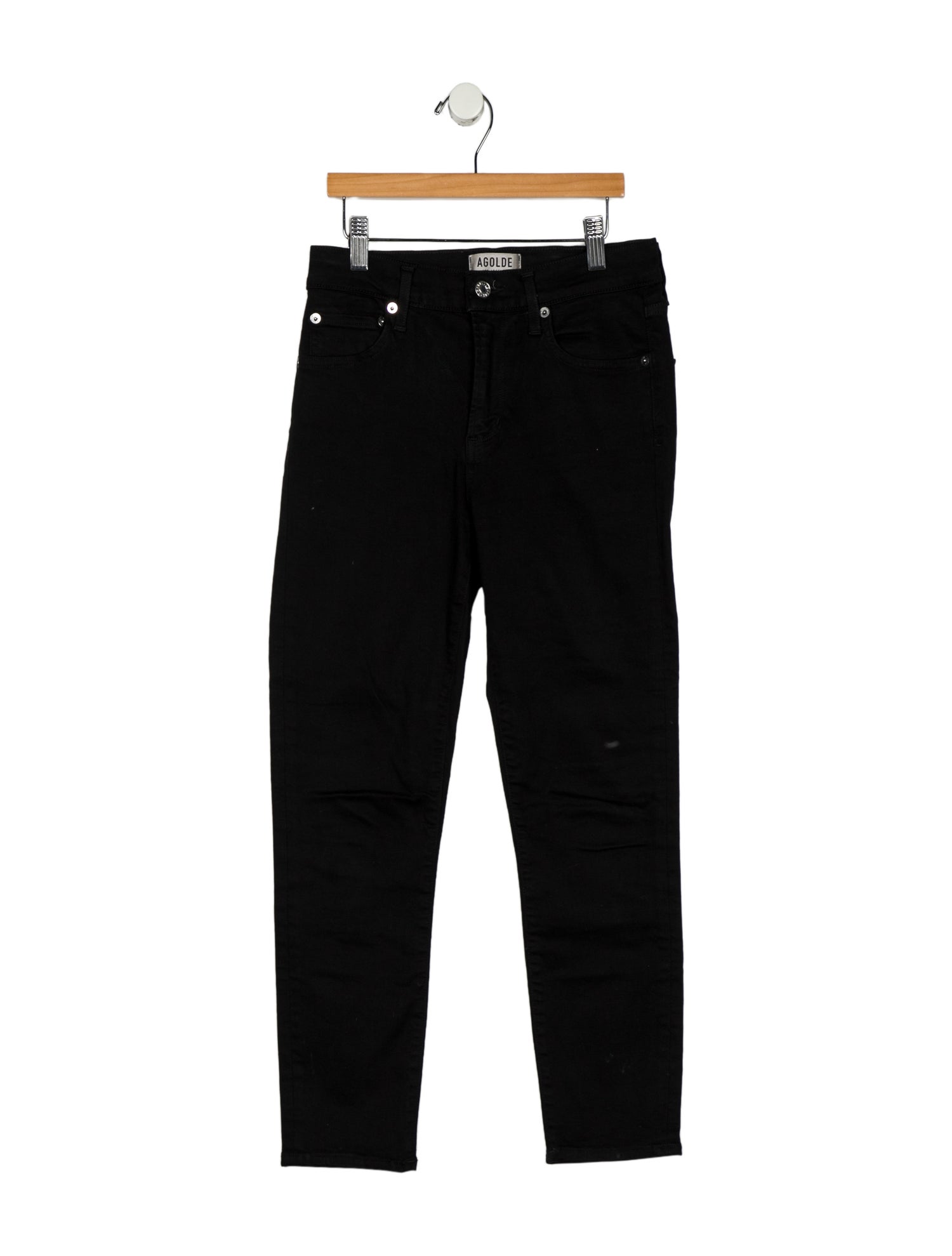AGOLDE Mid-Rise Skinny Leg Jeans
