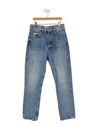 AGOLDE High-Rise Straight Leg Jeans
