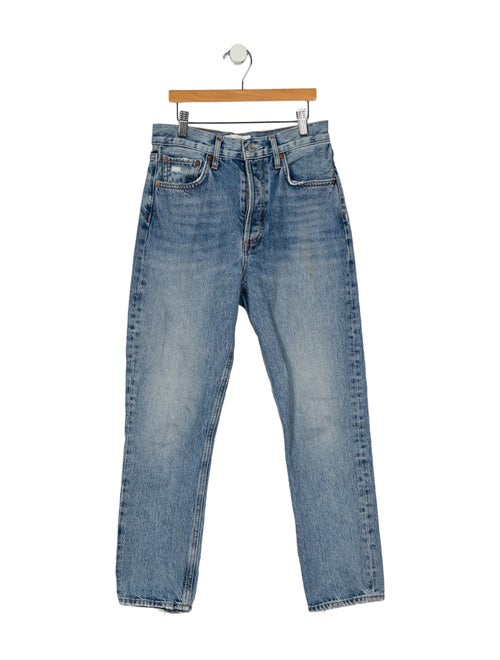 AGOLDE High-Rise Straight Leg Jeans