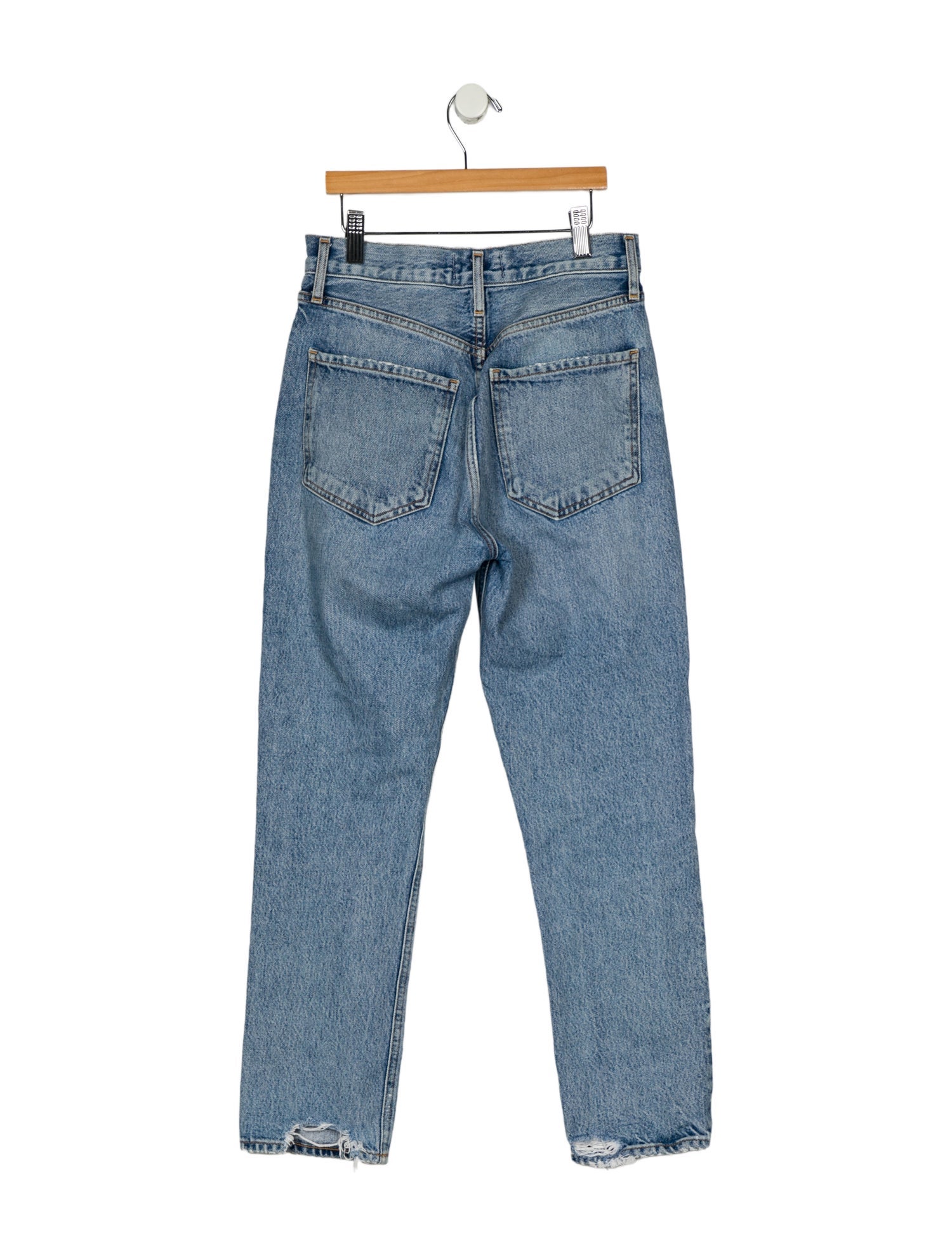 AGOLDE High-Rise Straight Leg Jeans