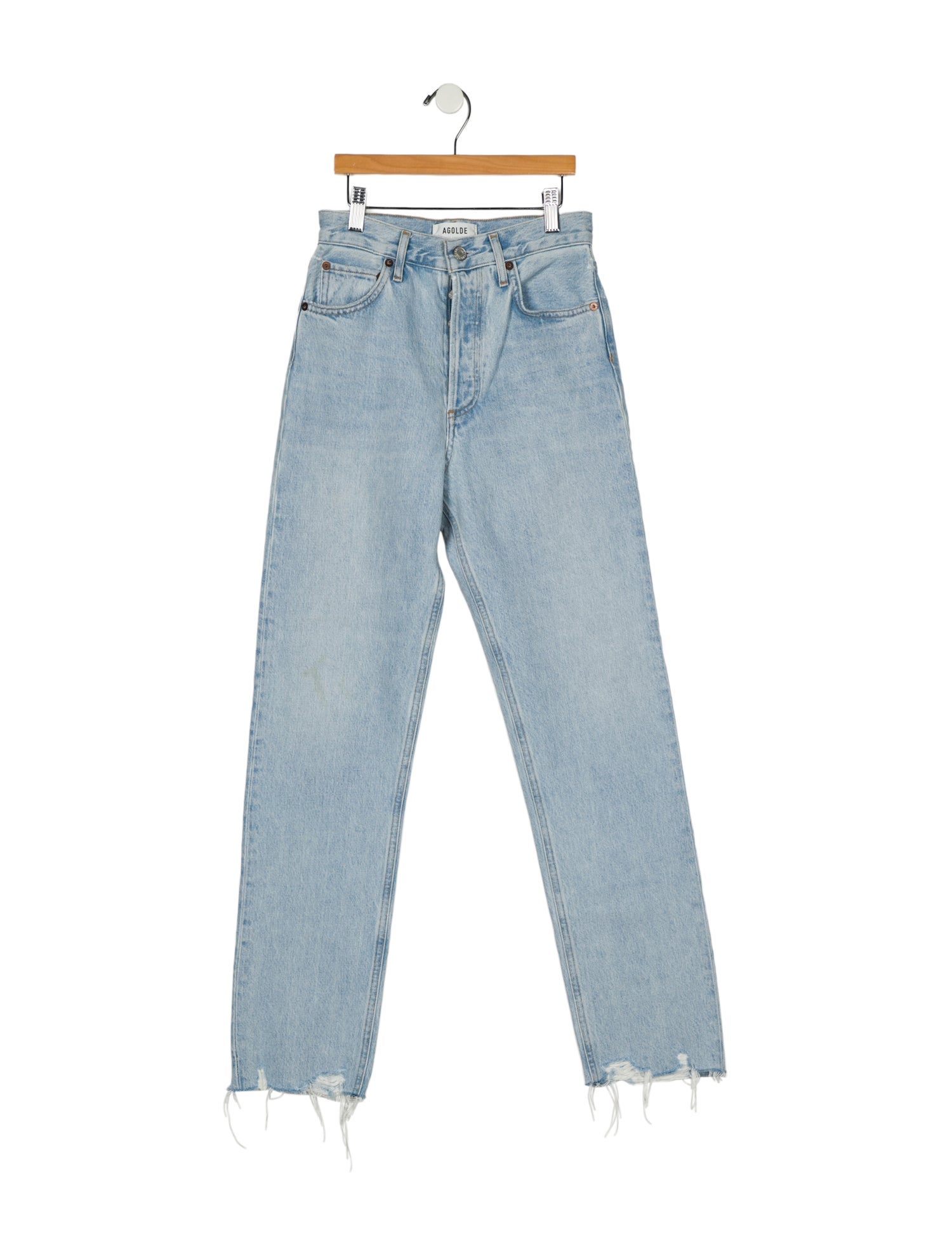 AGOLDE High-Rise Straight Leg Jeans