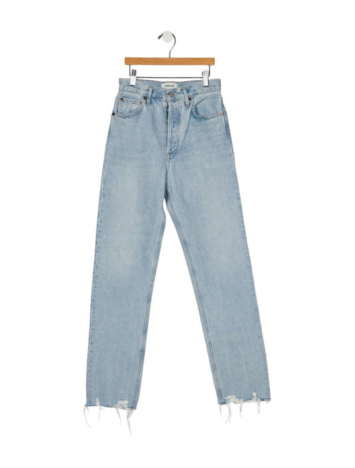 AGOLDE High-Rise Straight Leg Jeans