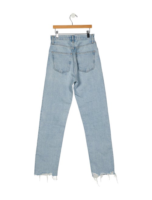 AGOLDE High-Rise Straight Leg Jeans