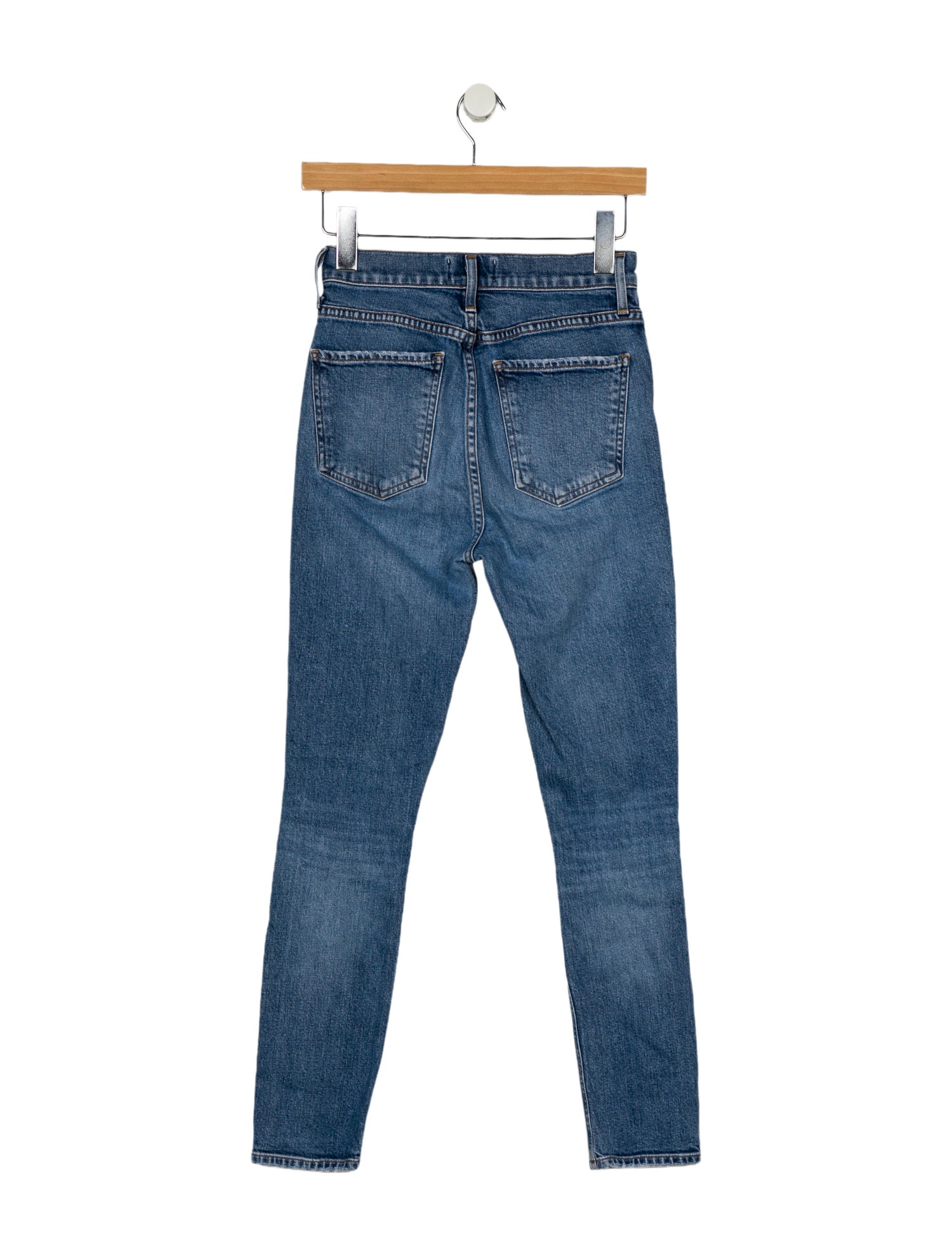 AGOLDE Mid-Rise Skinny Leg Jeans