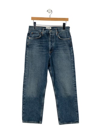 AGOLDE High-Rise Straight Leg Jeans