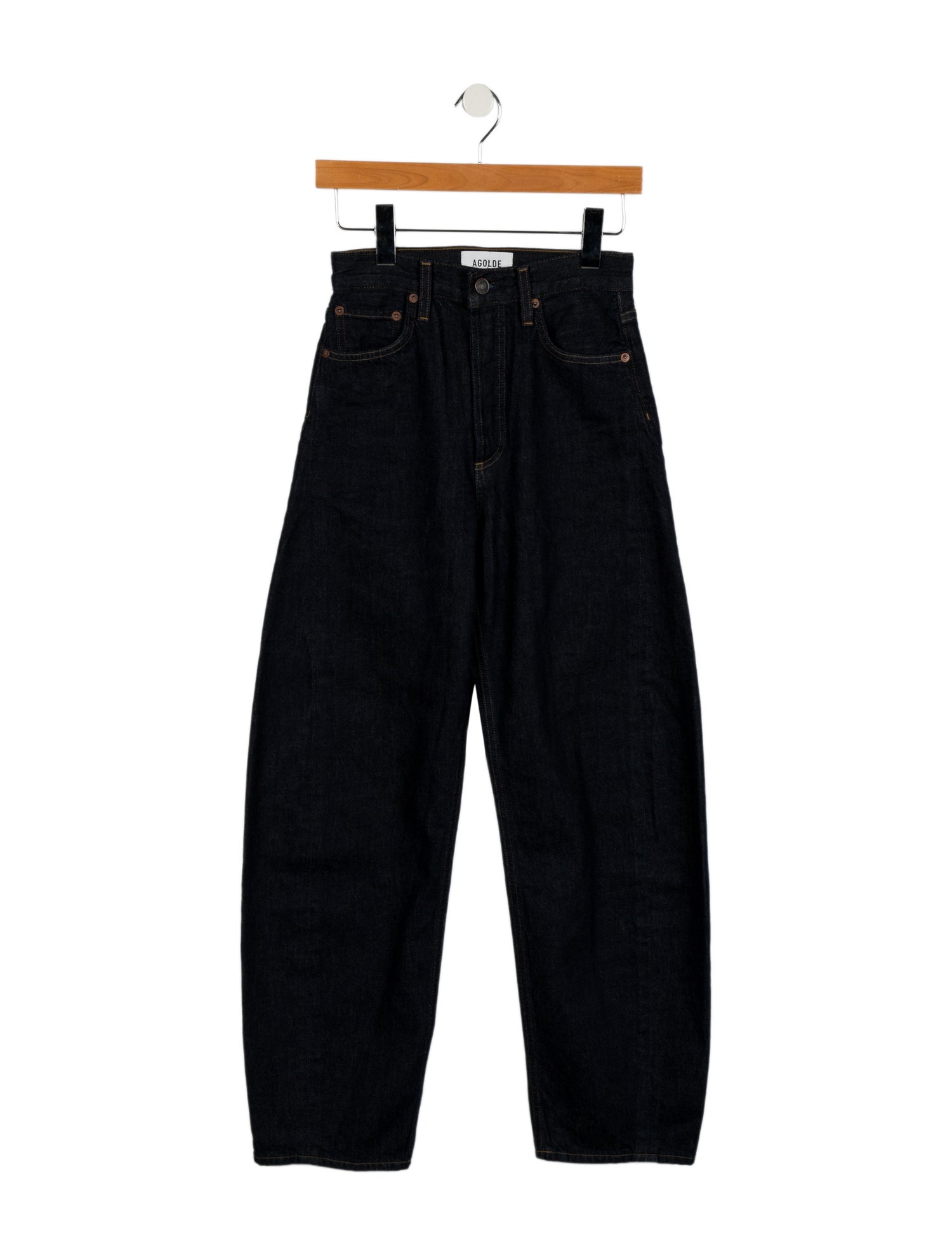 AGOLDE Mid-Rise Straight Leg Jeans