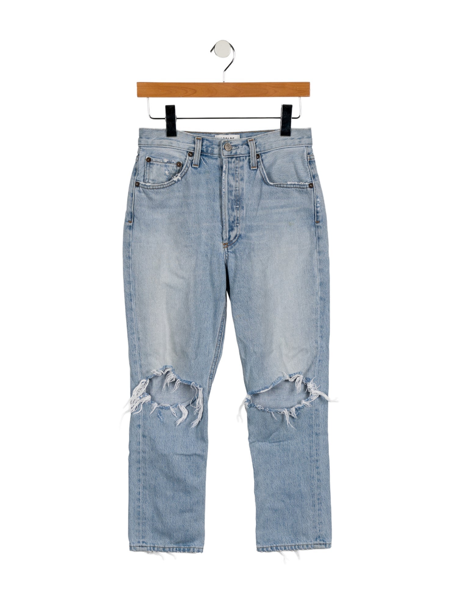 AGOLDE High-Rise Straight Leg Jeans