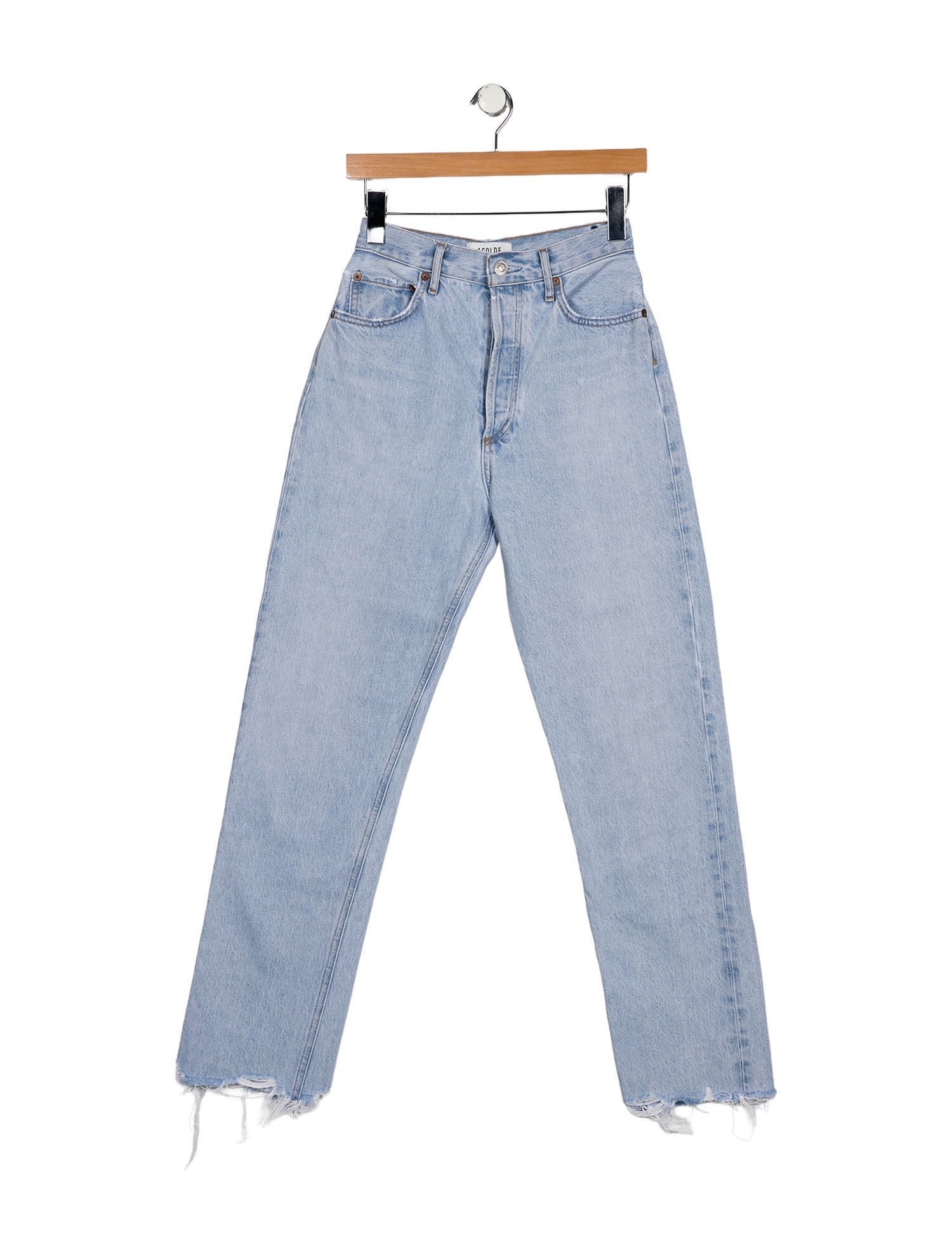 AGOLDE High-Rise Straight Leg Jeans