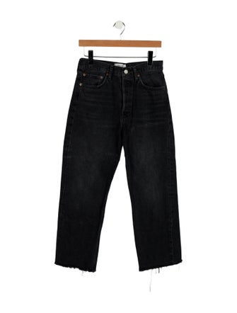 AGOLDE High-Rise Straight Leg Jeans