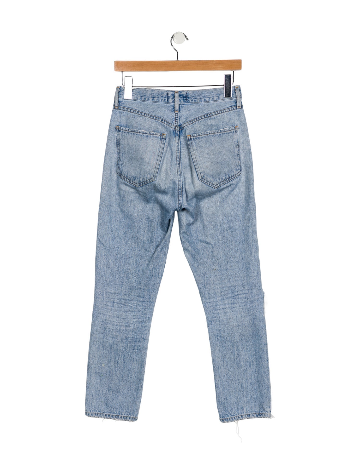 AGOLDE High-Rise Straight Leg Jeans