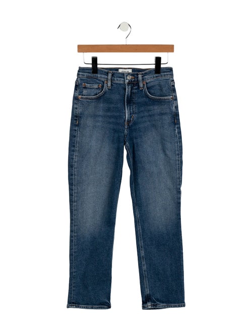 AGOLDE Mid-Rise Straight Leg Jeans