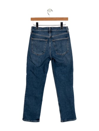 AGOLDE Mid-Rise Straight Leg Jeans