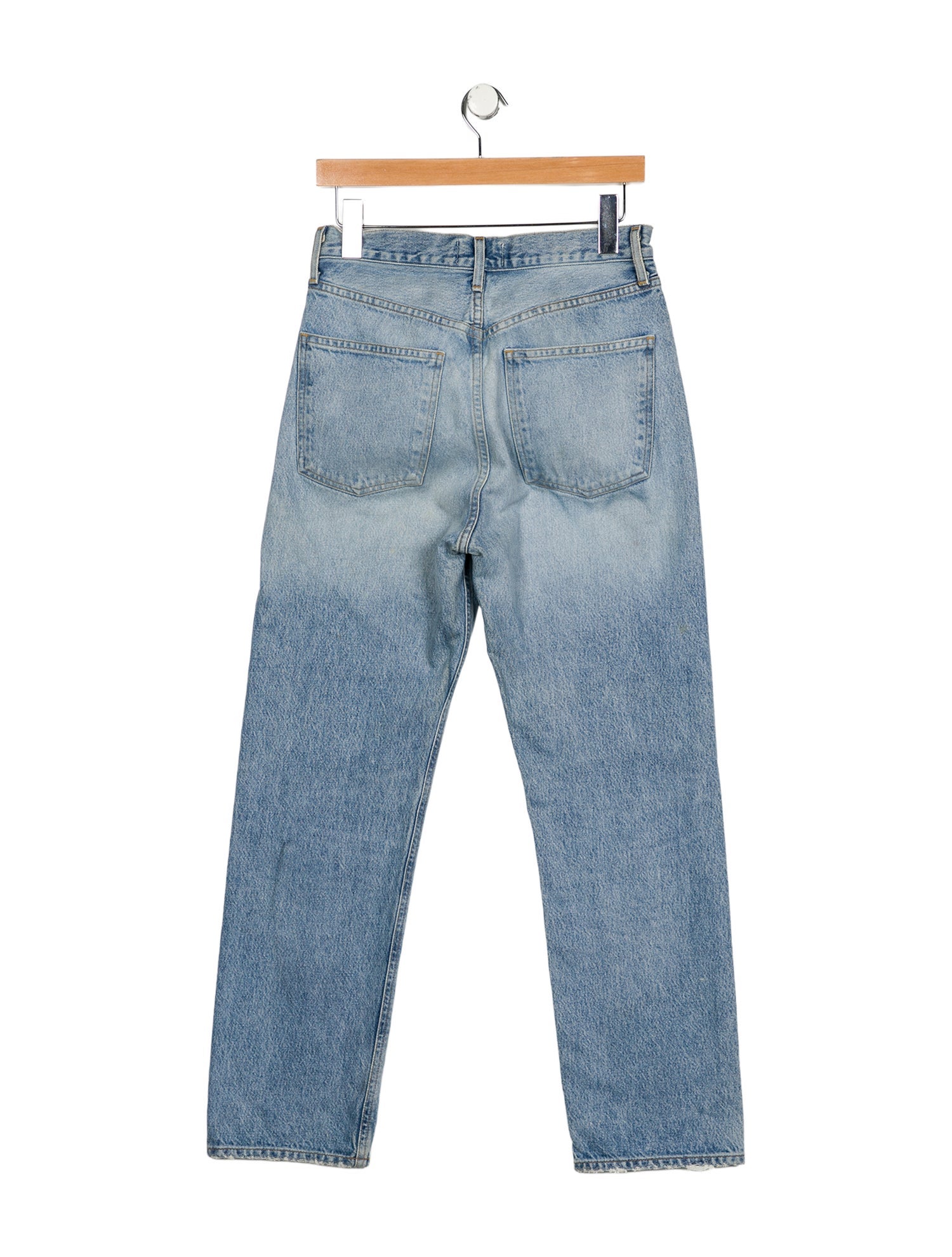 AGOLDE High-Rise Straight Leg Jeans