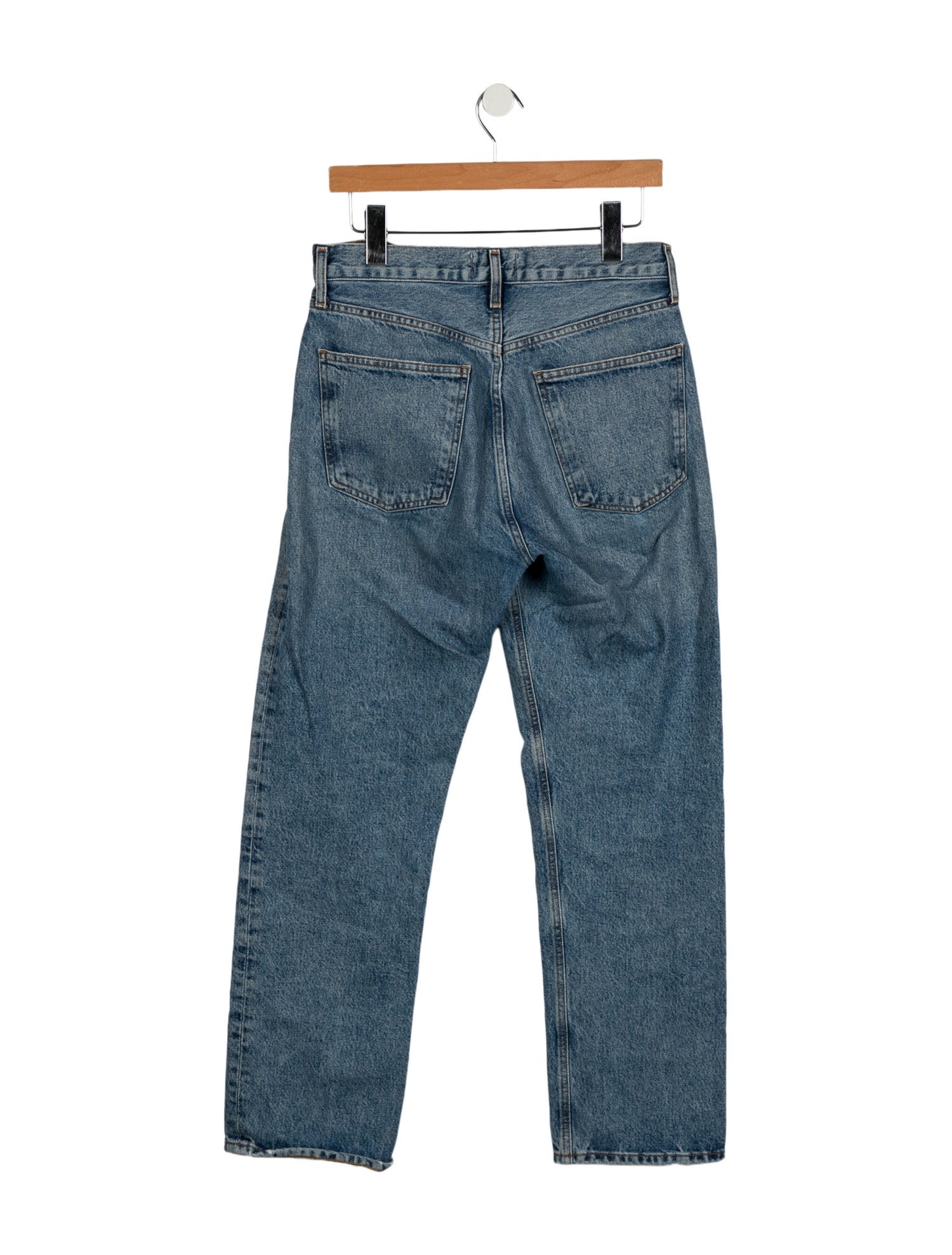 AGOLDE High-Rise Straight Leg Jeans