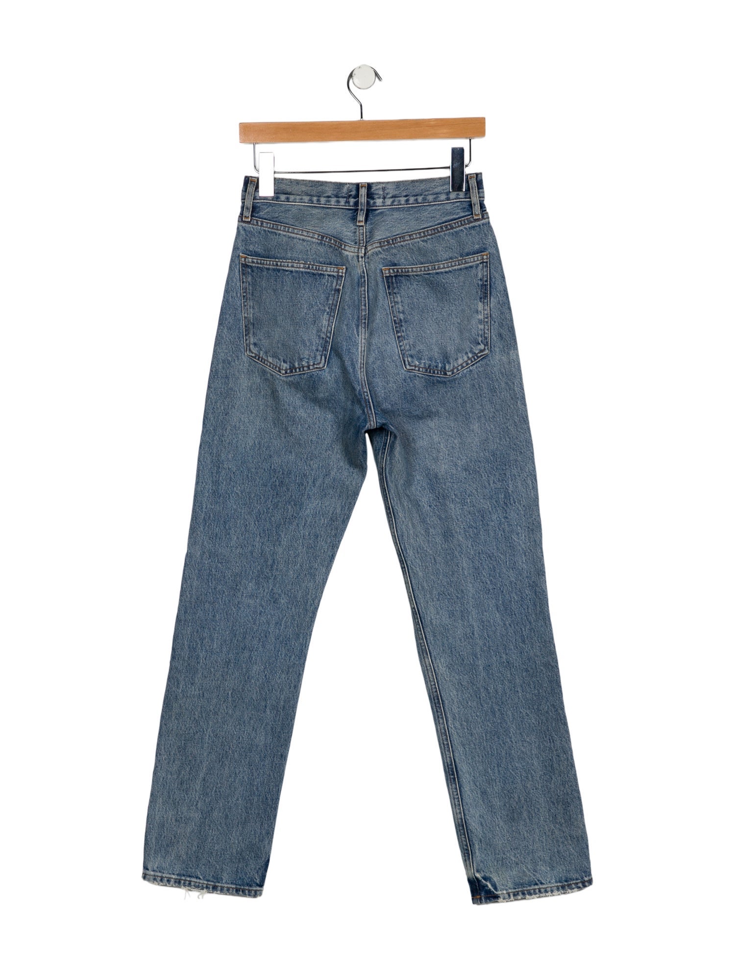 AGOLDE High-Rise Straight Leg Jeans