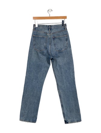 AGOLDE High-Rise Straight Leg Jeans