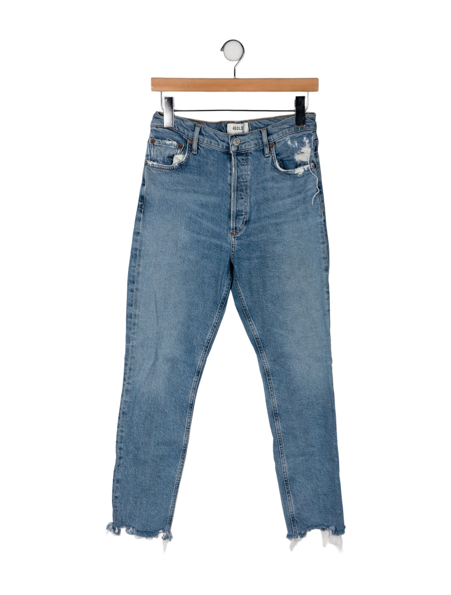 AGOLDE High-Rise Skinny Leg Jeans