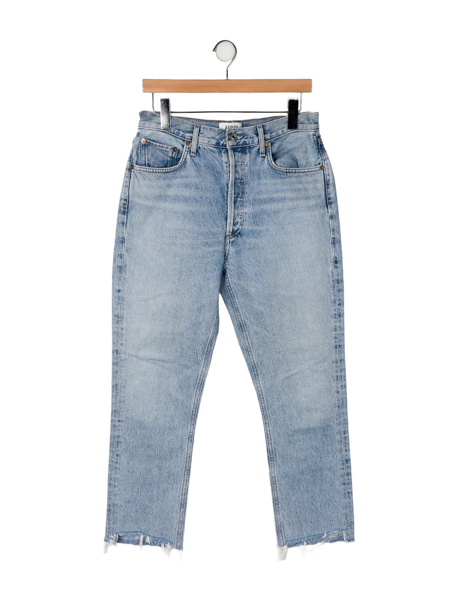 AGOLDE High-Rise Straight Leg Jeans