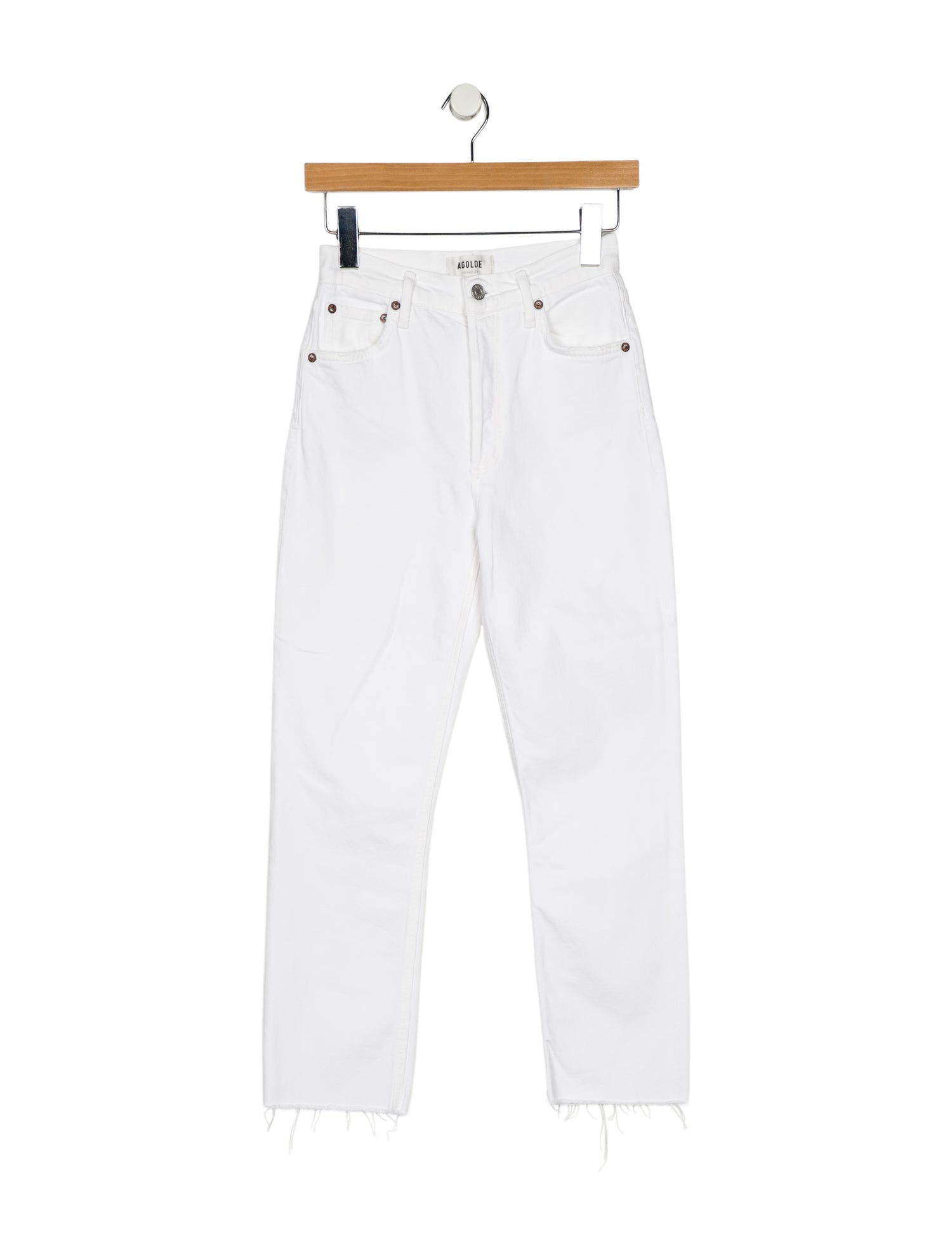 AGOLDE Mid-Rise Straight Leg Jeans