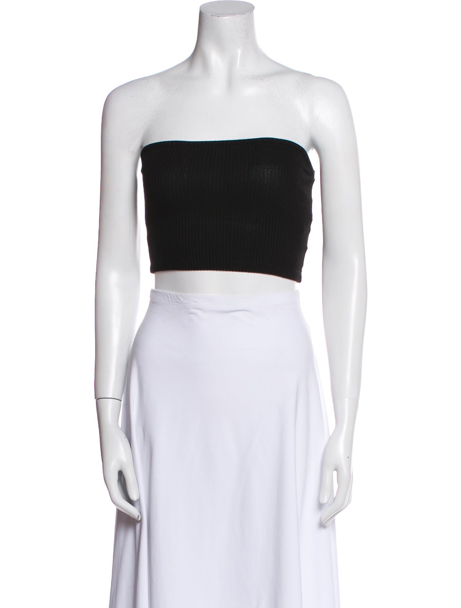 AGOLDE Strapless Crop Top