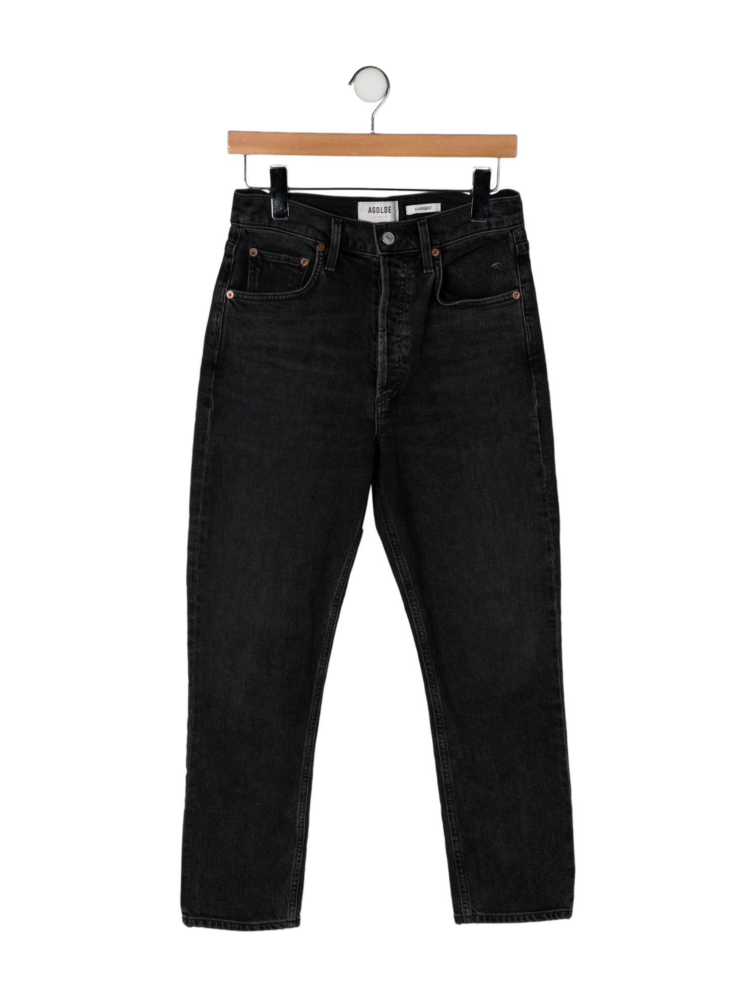 AGOLDE High-Rise Straight Leg Jeans
