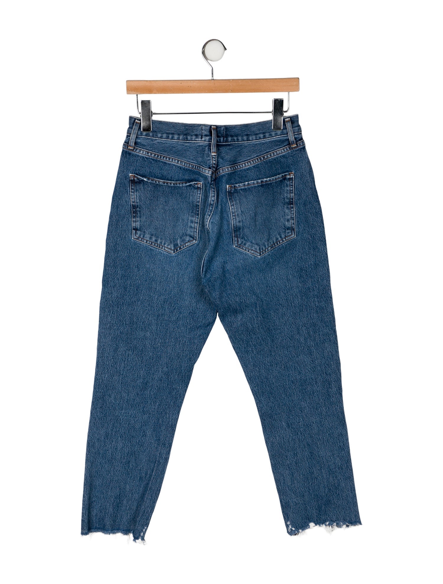AGOLDE High-Rise Straight Leg Jeans