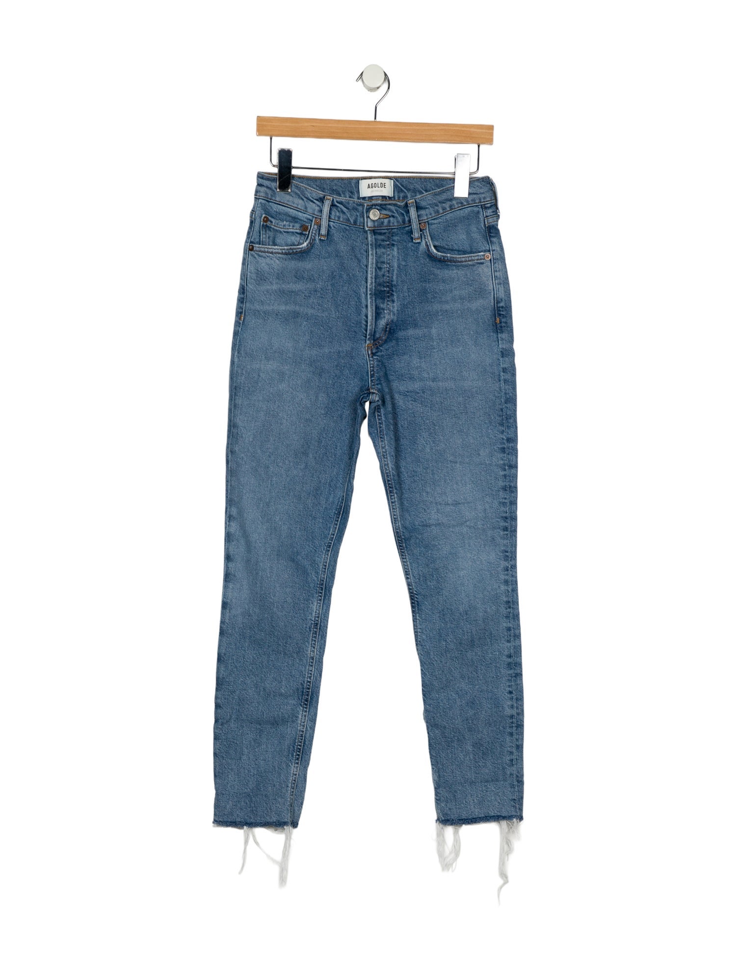 AGOLDE High-Rise Skinny Leg Jeans