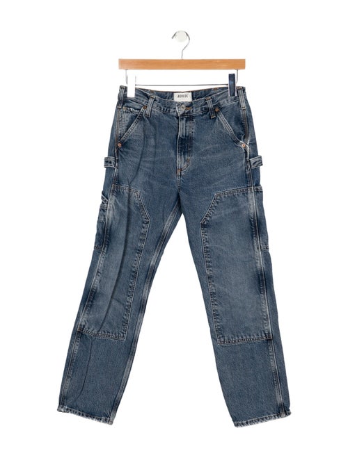 AGOLDE Mid-Rise Straight Leg Jeans