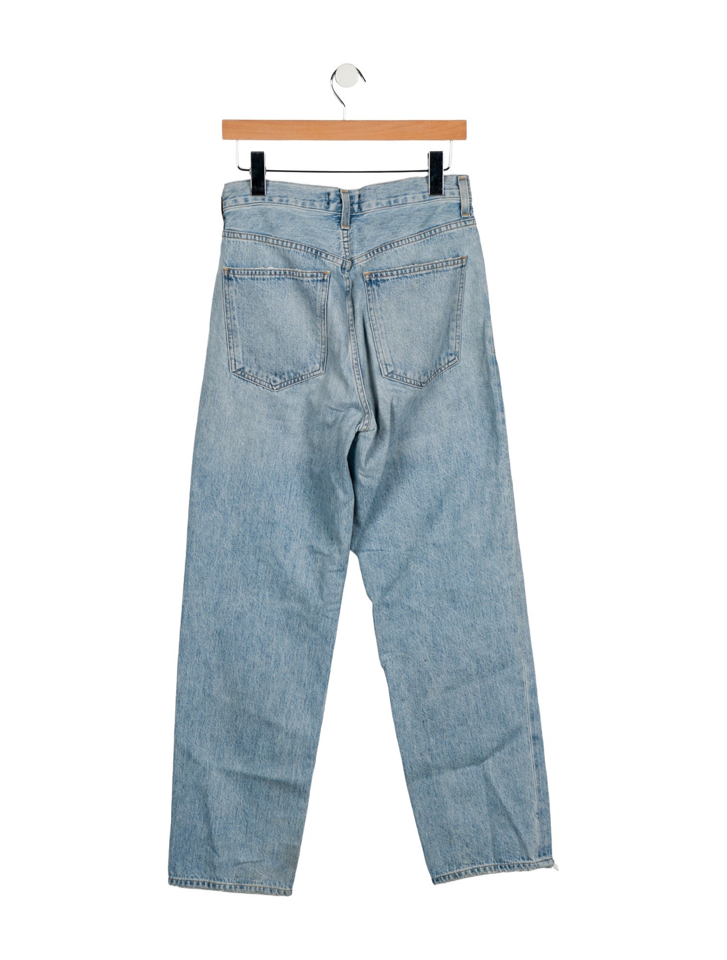 AGOLDE High-Rise Straight Leg Jeans